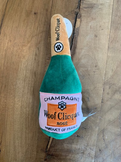 woof clicquot dog toy
