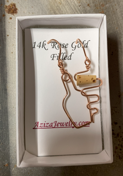 Bottle and Cork Earrings